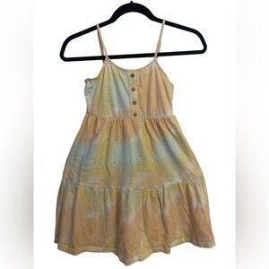 Roxy Tie Dye Textured Dress S GUC